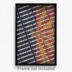 Timberline-Fernwood Arizona Poster (AZ City Souvenir 11x17 Town Print)