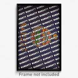 Burdett Kansas Poster (KS City Souvenir 11x17 Town Print)