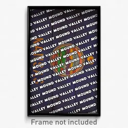 Mound Valley Kansas Poster (KS City Souvenir 11x17 Town Print)