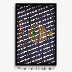 Fairview Kansas Poster (KS City Souvenir 11x17 Town Print)
