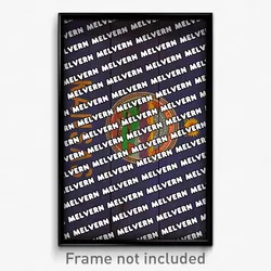 Melvern Kansas Poster (KS City Souvenir 11x17 Town Print)
