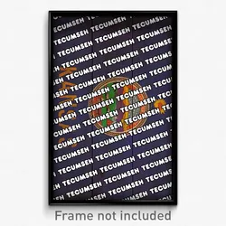 Tecumseh Kansas Poster (KS City Souvenir 11x17 Town Print)