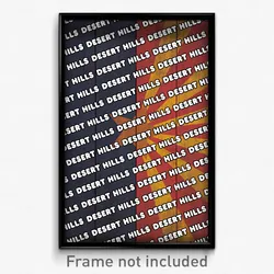 Desert Hills Arizona Poster (AZ City Souvenir 11x17 Town Print)