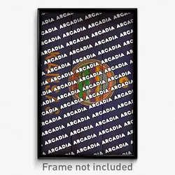 Arcadia Kansas Poster (KS City Souvenir 11x17 Town Print)