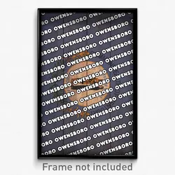 Owensboro Kentucky Poster (KY City Souvenir 11x17 Town Print)