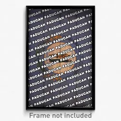Paducah Kentucky Poster (KY City Souvenir 11x17 Town Print)
