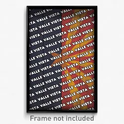 Valle Vista Arizona Poster (AZ City Souvenir 11x17 Town Print)
