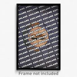 Ashland Kentucky Poster (KY City Souvenir 11x17 Town Print)