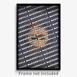 Madisonville Kentucky Poster (KY City Souvenir 11x17 Town Print)