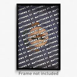 St. Matthews Kentucky Poster (KY City Souvenir 11x17 Town Print)