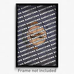 Bardstown Kentucky Poster (KY City Souvenir 11x17 Town Print)