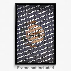 Fort Campbell North Kentucky Poster (KY City Souvenir 11x17 Town Print)