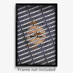Somerset Kentucky Poster (KY City Souvenir 11x17 Town Print)