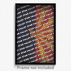 Star Valley Arizona Poster (AZ City Souvenir 11x17 Town Print)