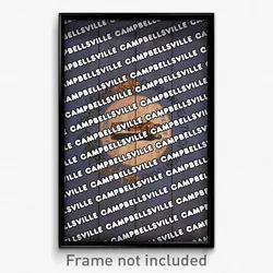 Campbellsville Kentucky Poster (KY City Souvenir 11x17 Town Print)