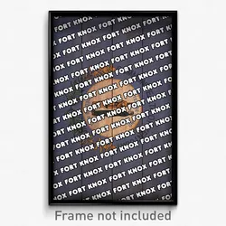 Fort Knox Kentucky Poster (KY City Souvenir 11x17 Town Print)