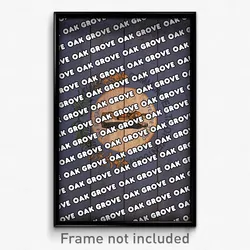 Oak Grove Kentucky Poster (KY City Souvenir 11x17 Town Print)