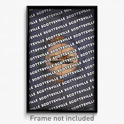 Scottsville Kentucky Poster (KY City Souvenir 11x17 Town Print)