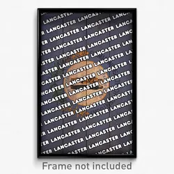 Lancaster Kentucky Poster (KY City Souvenir 11x17 Town Print)
