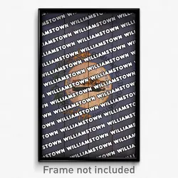 Williamstown Kentucky Poster (KY City Souvenir 11x17 Town Print)