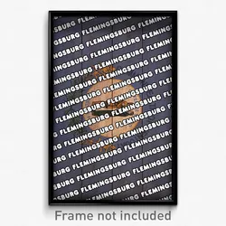 Flemingsburg Kentucky Poster (KY City Souvenir 11x17 Town Print)