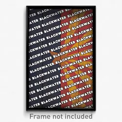 Blackwater Arizona Poster (AZ City Souvenir 11x17 Town Print)