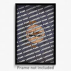 Lakeside Park Kentucky Poster (KY City Souvenir 11x17 Town Print)
