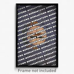 Morgantown Kentucky Poster (KY City Souvenir 11x17 Town Print)