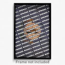 Russell Springs Kentucky Poster (KY City Souvenir 11x17 Town Print)