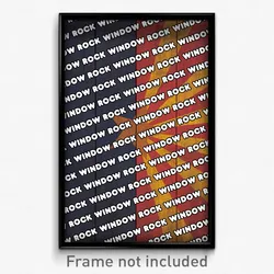 Window Rock Arizona Poster (AZ City Souvenir 11x17 Town Print)