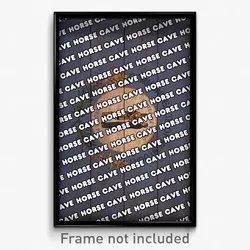 Horse Cave Kentucky Poster (KY City Souvenir 11x17 Town Print)