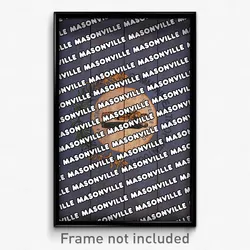 Masonville Kentucky Poster (KY City Souvenir 11x17 Town Print)