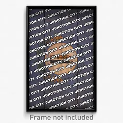 Junction City Kentucky Poster (KY City Souvenir 11x17 Town Print)