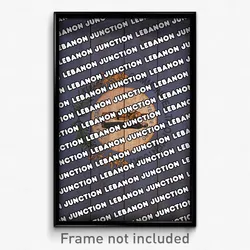 Lebanon Junction Kentucky Poster (KY City Souvenir 11x17 Town Print)