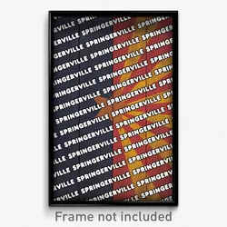 Springerville Arizona Poster (AZ City Souvenir 11x17 Town Print)