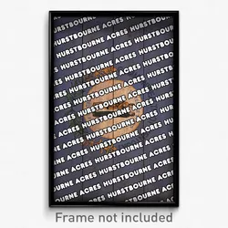 Hurstbourne Acres Kentucky Poster (KY City Souvenir 11x17 Town Print)