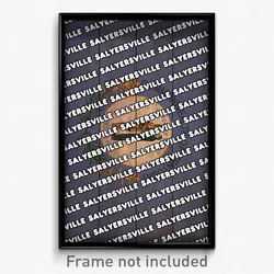 Salyersville Kentucky Poster (KY City Souvenir 11x17 Town Print)