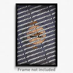 Jeffersonville Kentucky Poster (KY City Souvenir 11x17 Town Print)