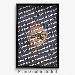 Breckinridge Center Kentucky Poster (KY City Souvenir 11x17 Town Print)