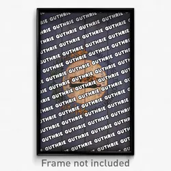 Guthrie Kentucky Poster (KY City Souvenir 11x17 Town Print)
