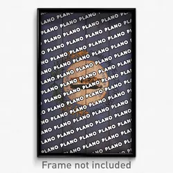 Plano Kentucky Poster (KY City Souvenir 11x17 Town Print)