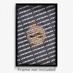 Lewisburg Kentucky Poster (KY City Souvenir 11x17 Town Print)
