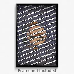 Brownsville Kentucky Poster (KY City Souvenir 11x17 Town Print)