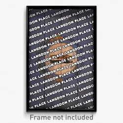 Langdon Place Kentucky Poster (KY City Souvenir 11x17 Town Print)