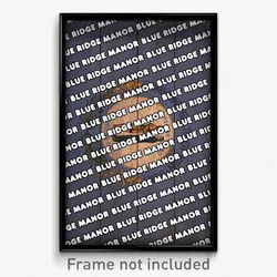 Blue Ridge Manor Kentucky Poster (KY City Souvenir 11x17 Town Print)