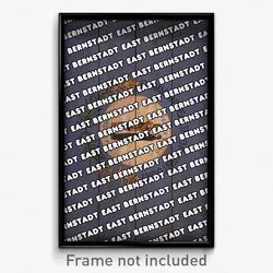 East Bernstadt Kentucky Poster (KY City Souvenir 11x17 Town Print)