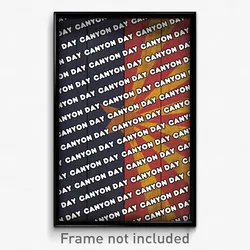 Canyon Day Arizona Poster (AZ City Souvenir 11x17 Town Print)