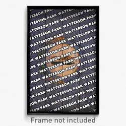 Watterson Park Kentucky Poster (KY City Souvenir 11x17 Town Print)