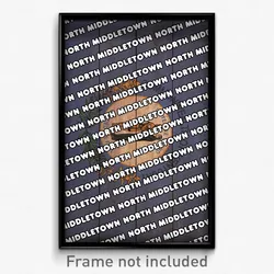 North Middletown Kentucky Poster (KY City Souvenir 11x17 Town Print)