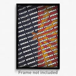 Spring Valley Arizona Poster (AZ City Souvenir 11x17 Town Print)